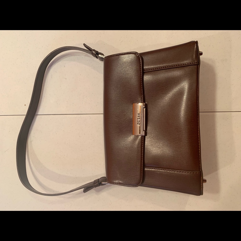 Guess Purse Handbag Brown